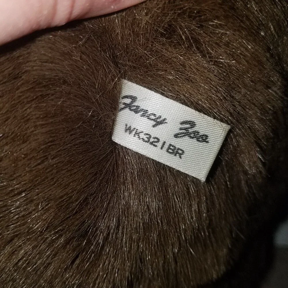 VTG Fancy Zoo Brown Bear Plush Stuffed Animal Toy Lovey 13